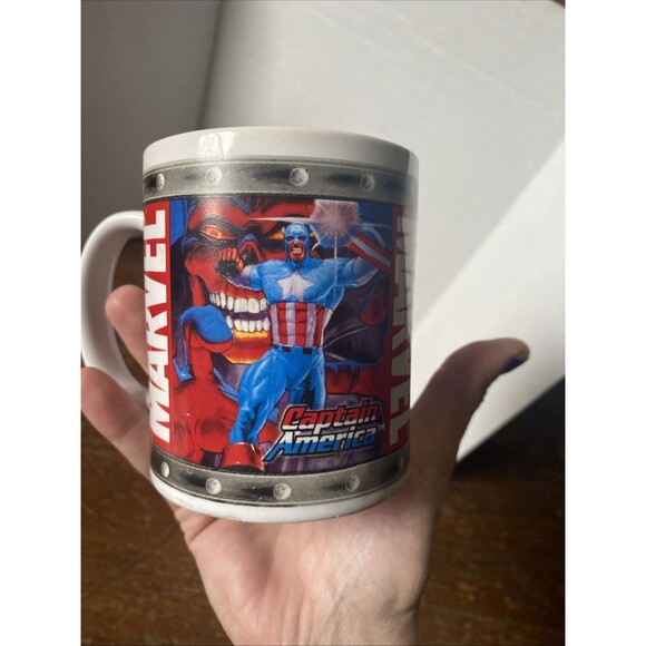 2003 Marvel Captain America Coffee Mug - Picture 5 of 6